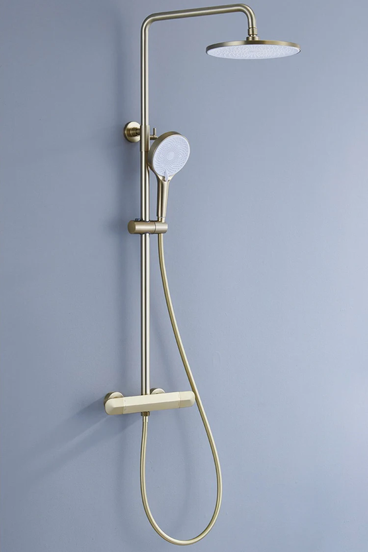 Juego de cabezal de ducha tipo lluvia para baño de tres funciones