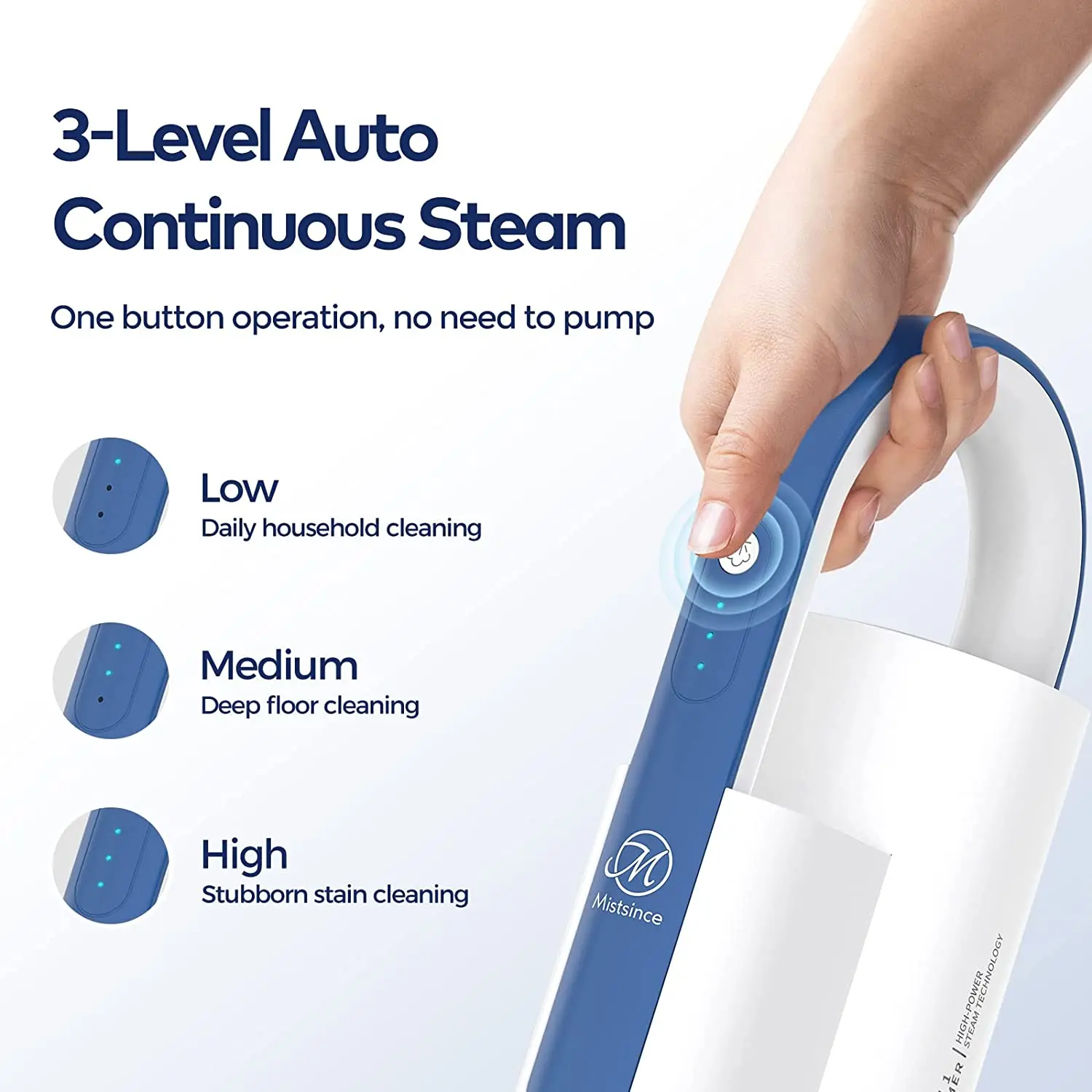 Mop X5 Basic Mop 5 in 1 All Purpose Hand Held Steam Cleaner for Home Use, with 18 Piece Optional Accessory Kit