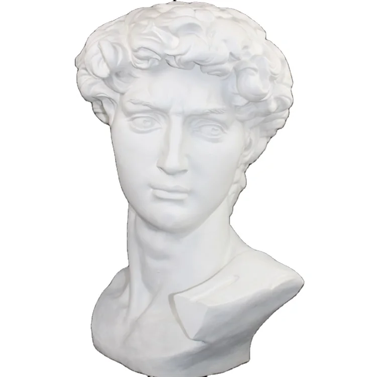 Nordic David Head Portraits Greek Mythology Figurine Plaster Bust ...