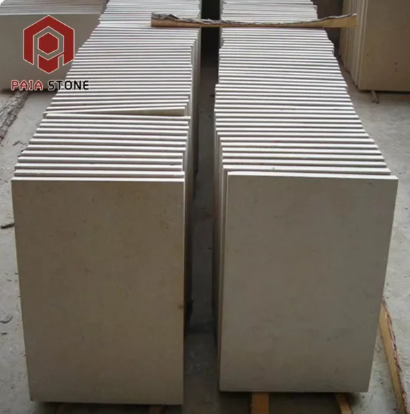 product modern design high quality beige limestone pavers for outdoor flooring honed polished antique surface finish for villas-1