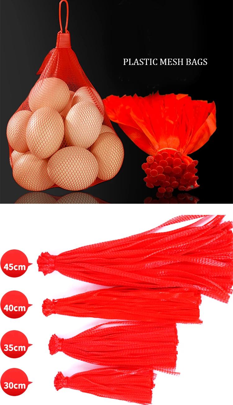 Hot Sale 60 80 Pores L35cm L40cm Durable Fruit Potato Vegetable Plastic