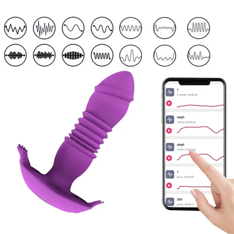tiffany valentine sex toy Bang! Thrusting Rechargeable Silicone Dildo G-Spot Vibrator, Pink main image 1