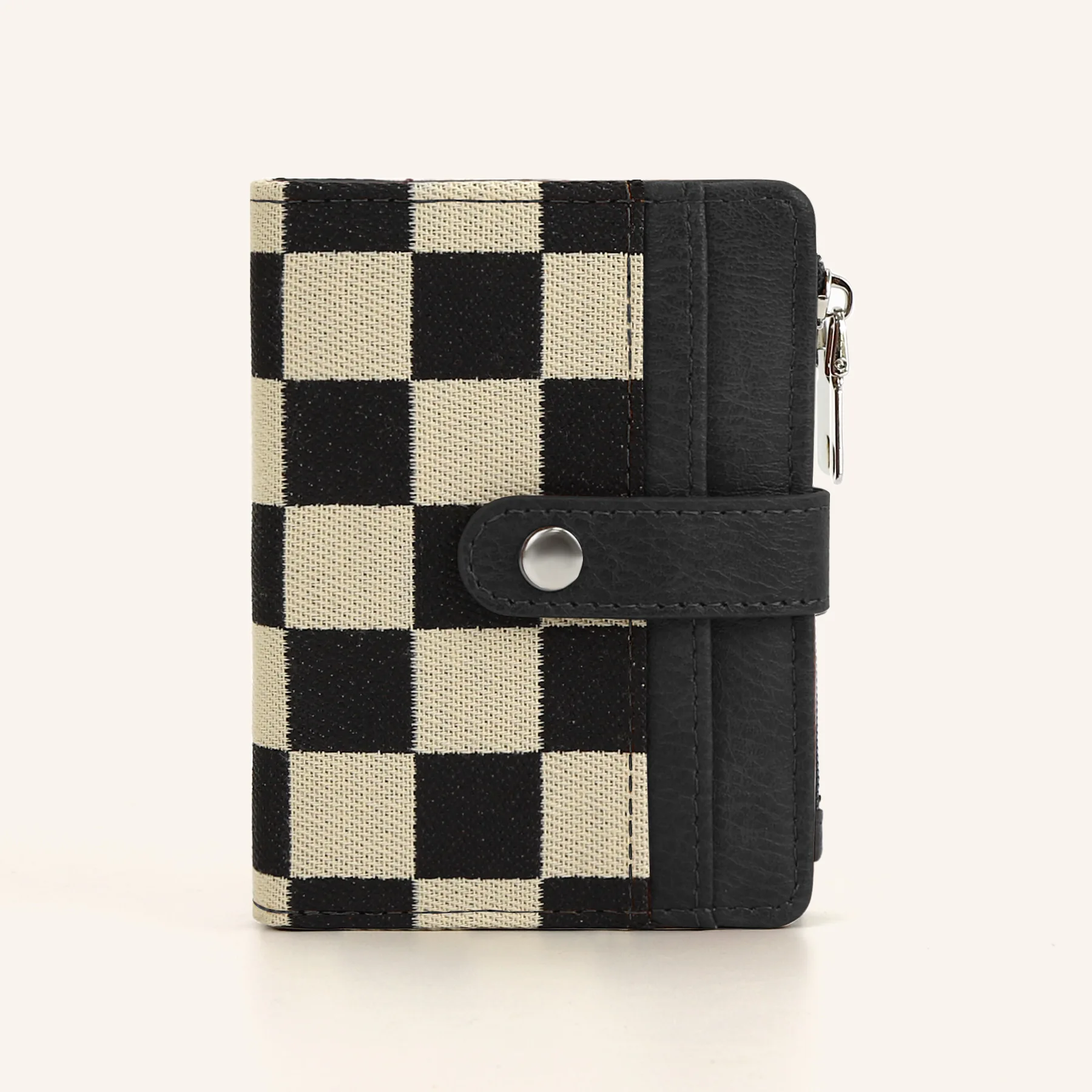 2025 Newest Card Holder Checkered Pattern Coin Purse
