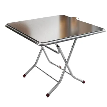 Stainless steel folding table rectangular