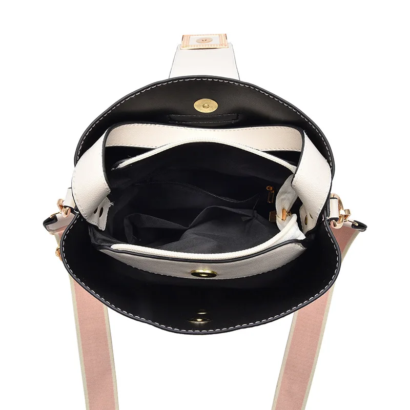 Source 2023 Hot Sell Cheap Original Trending Popular Black Handbag Lady  Bucket Bag Leather on m.