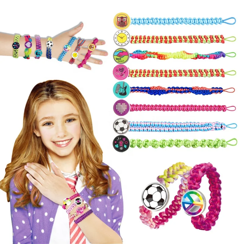 Friendship Bracelet Maker DIY Craft Kits Toys For 8-10 Years Old Favored  Birthday Christmas Gifts For Girls Multicolored Jewelry