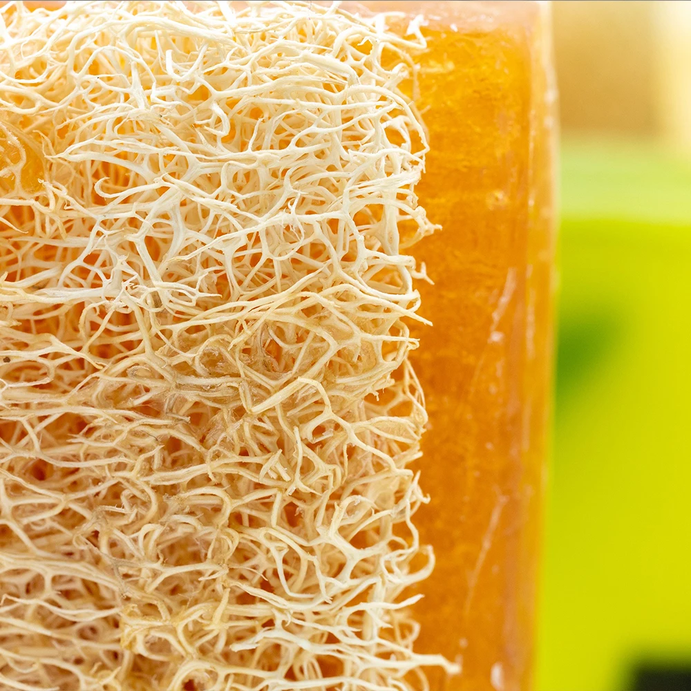 Ecofriendly Bath Scrubber Exfoliating Loofah Bar Soap With Inside