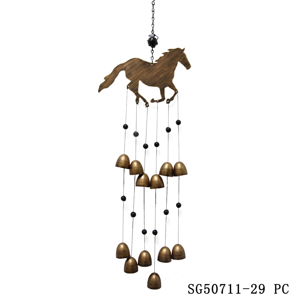 Metal Horse Wind Chime for Home &  horse