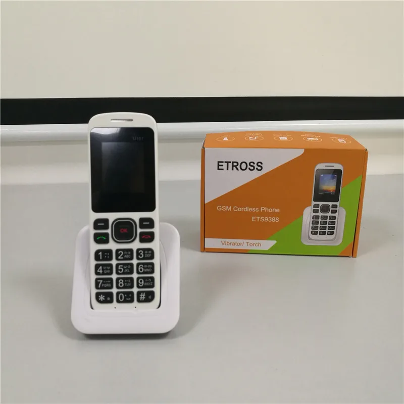 Long range sim card gsm cordless phone