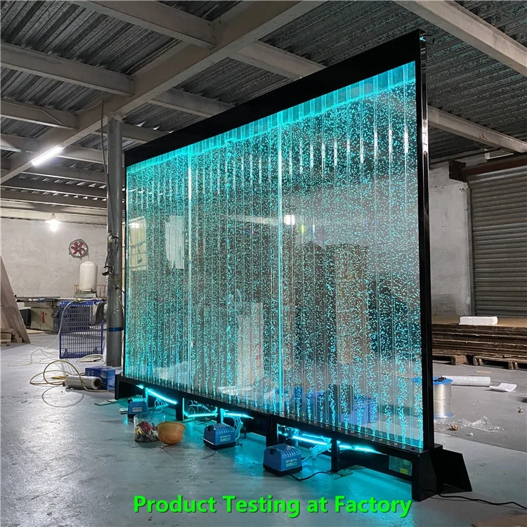 LEDウォーターバブルパネル 床置きアクリル水バブル壁マルチカラーLEDライトバブルパネル| Alibaba.com