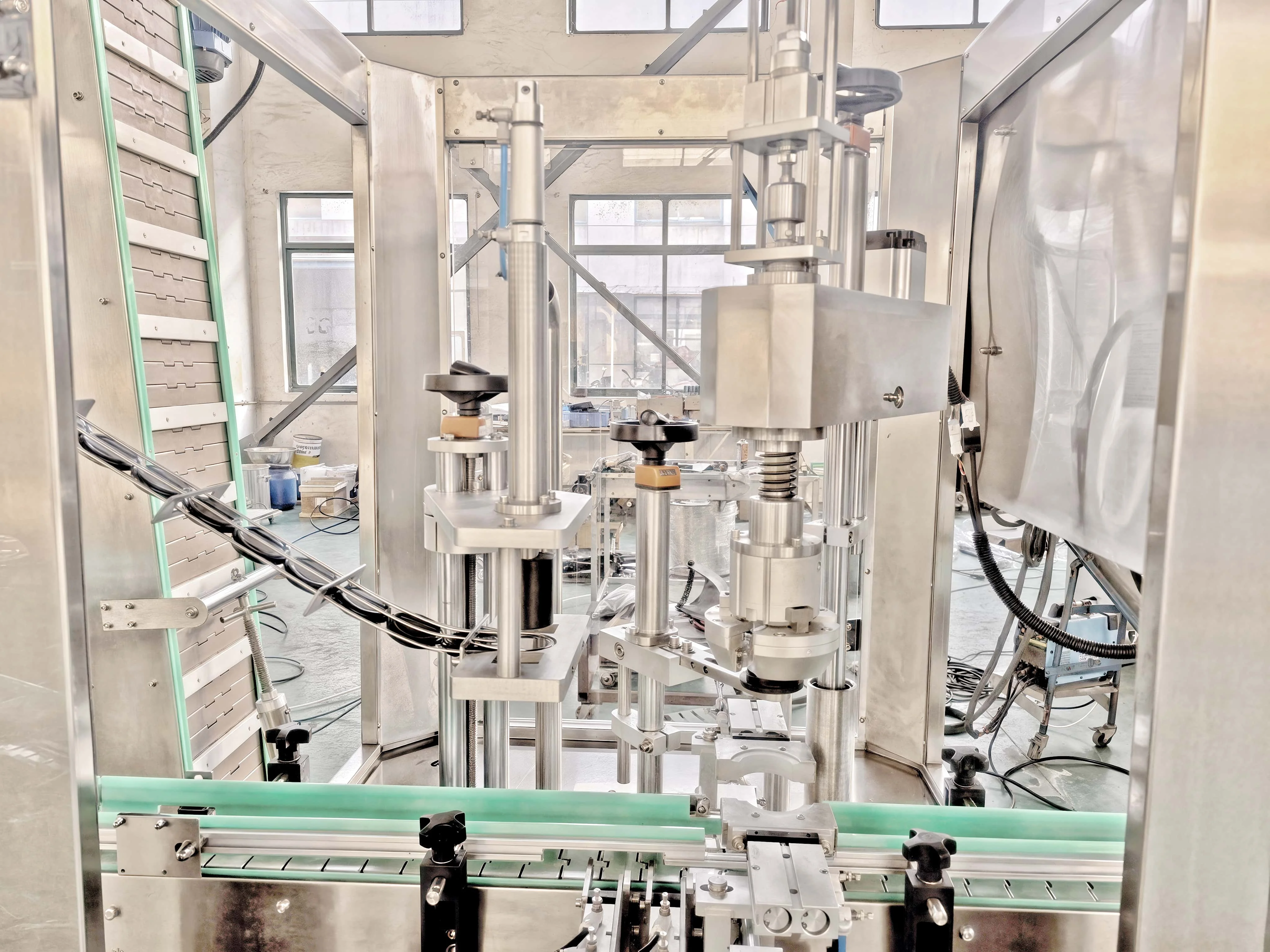 Automatic Glass Jar Filling Capping Line  for Jam Ketchup Honey Filler details