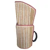 Protectores de brazos de yute con encaje de sarga