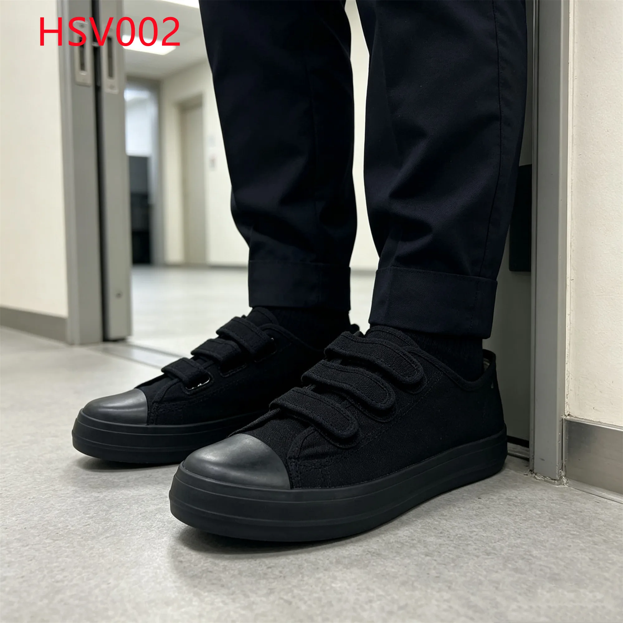 LXG,USA Prison velcro Closure Hua Singh Inmate Sneakers Shoes Durability Vulcanized Rubber Sole Institutional Footwear HSV002
