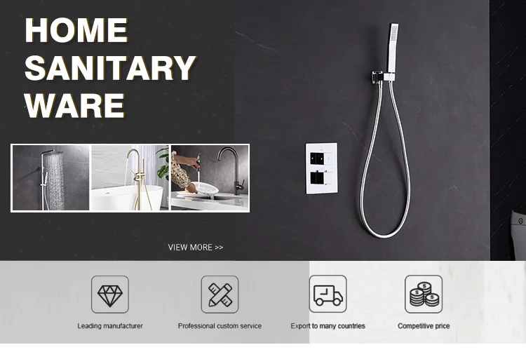 product factory direct selling simple black square bathroom bidet sprayer spray handheld bidet toilet sprayer kit-0