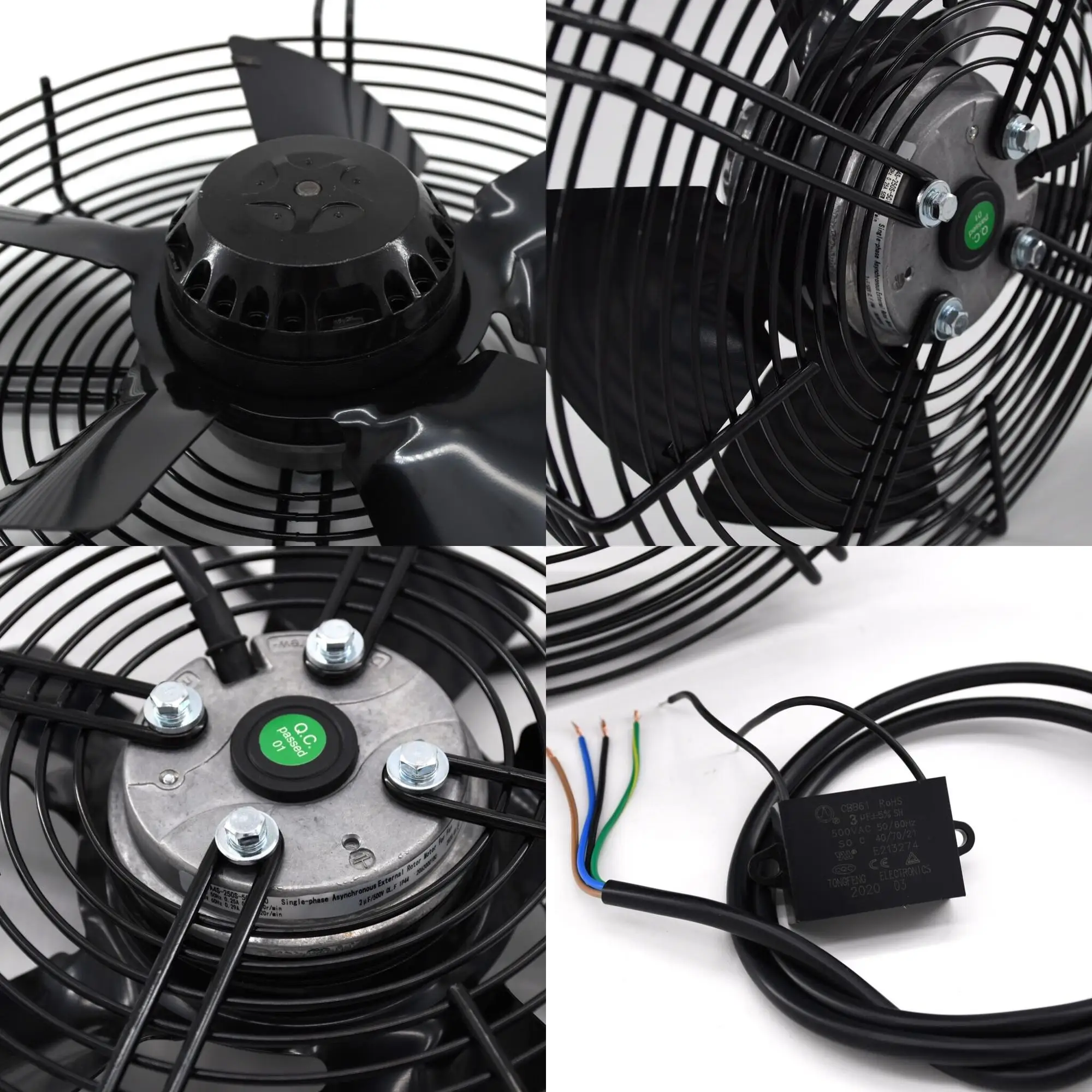 800MM 14000CFM Air Flow Carbon Steel Blade 1750W Axial Fan 220V/380V Industrial Factory Ventilation Fresh air supplier