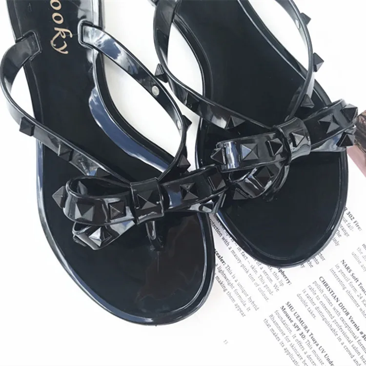 USA Fashion Big Size Jelly Women's Flip Flops Latest Summer Shoes