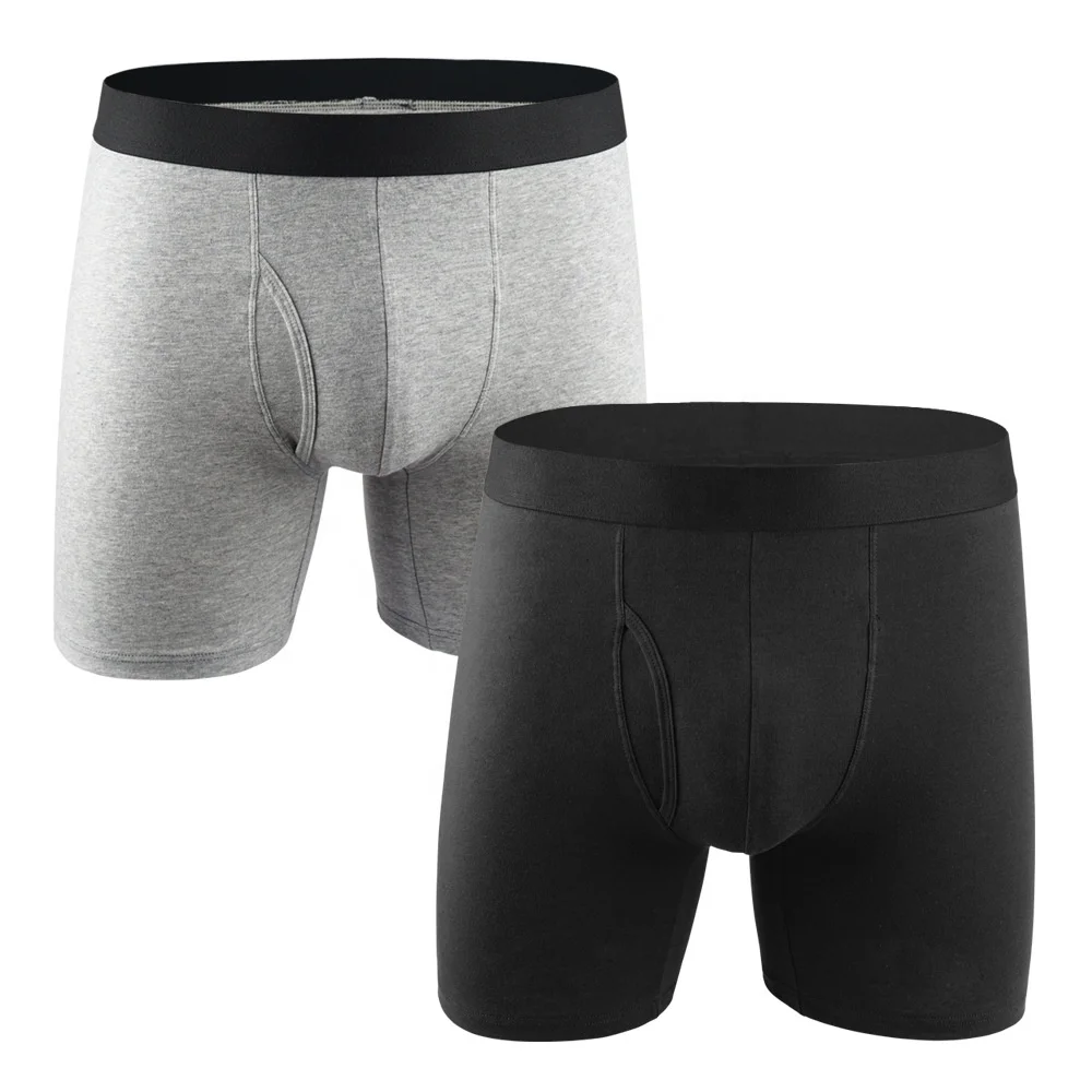 High Quality Mens Classic Solid Cotton Stretch Briefs Boxers Shorts ...