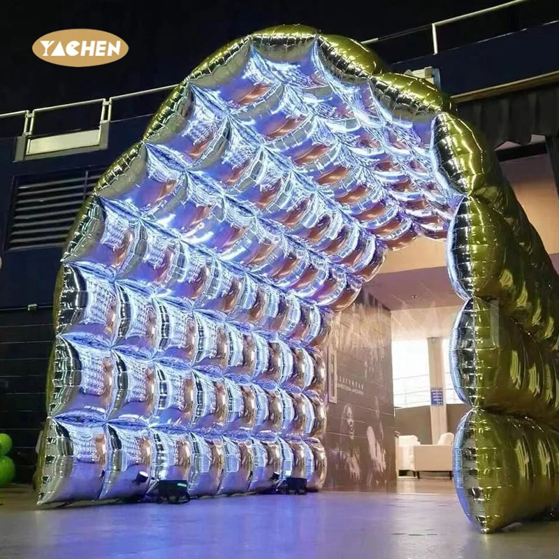 YACHEN New Arrival Two Side Two Colors 19 Inch Square Aluminum Foil Balloon Wall for Birthday Wedding Party Backdrop Decorations