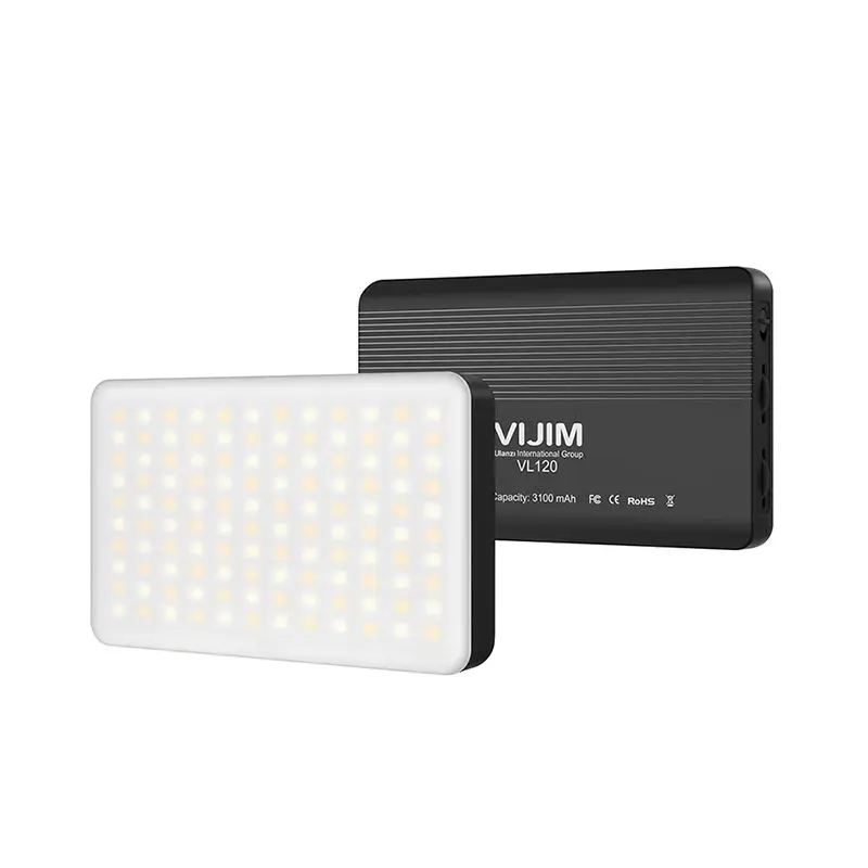 Luce LED VIJIM VL120 RGB Con Batteria 3100mAh – Colori E Intensità Regolabili Per Foto E Video
