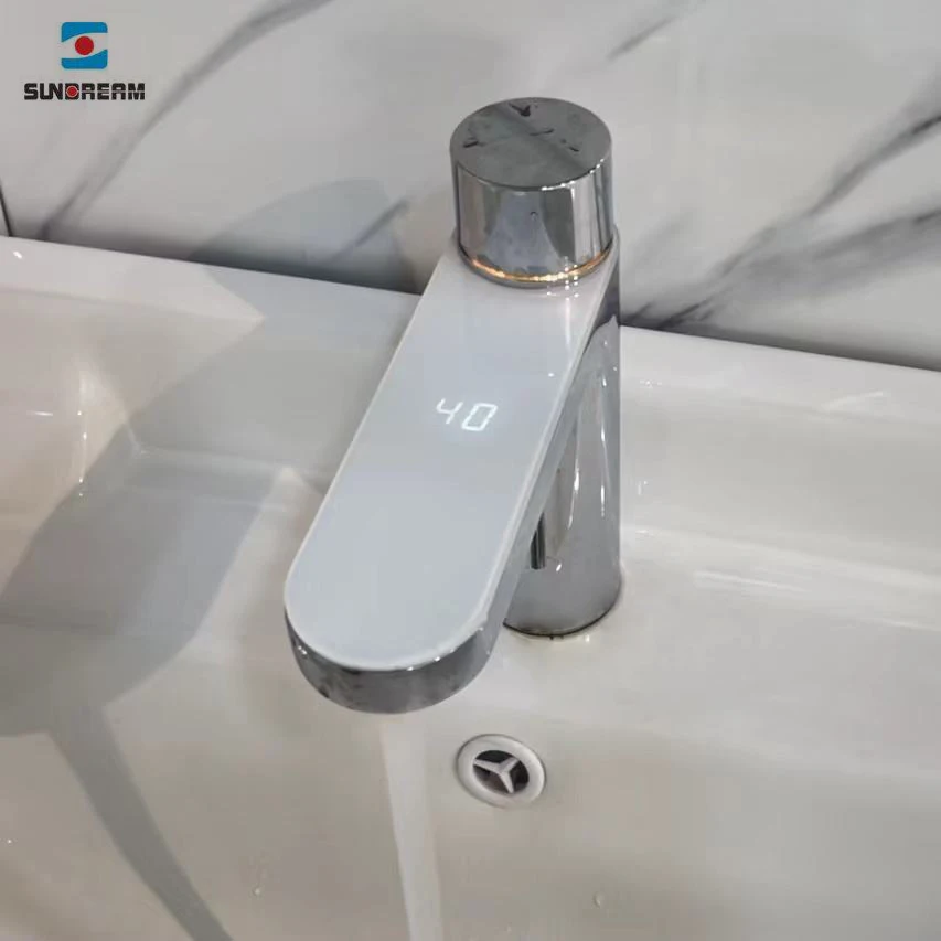 SUNDREAM Desk Mounted Touchless Sensor Water Saving Tap with Automatic Sensor Bathroom Smart Faucet