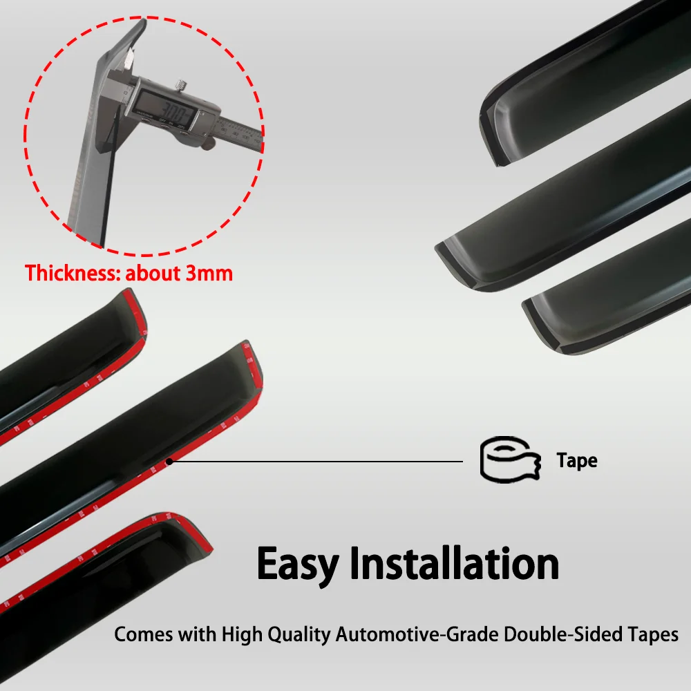 Deflector De Viento Corolla Cross Original Toyota