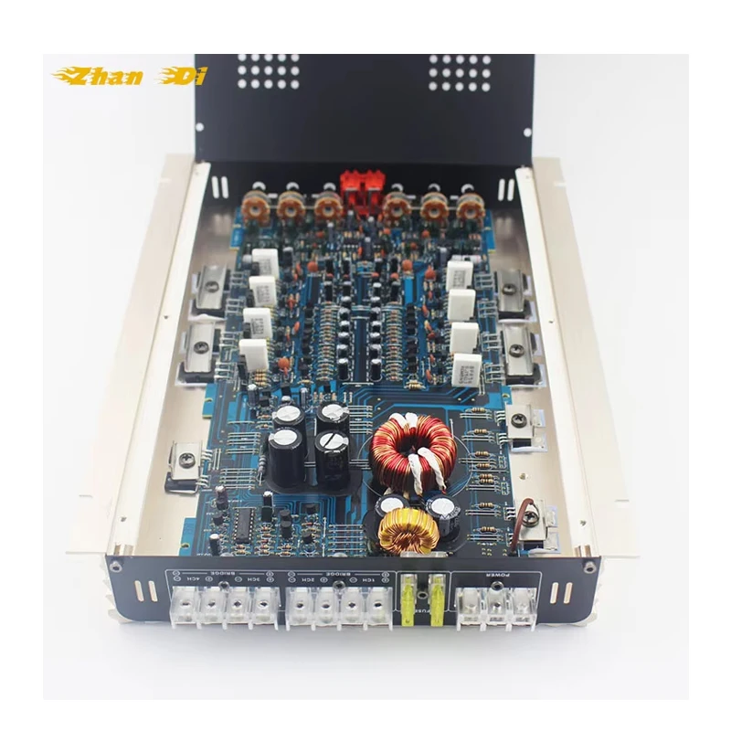 OEM Factory Professional Power 4-Channel Car Audio Amplifier 12V Class AB with Crossovers Combination