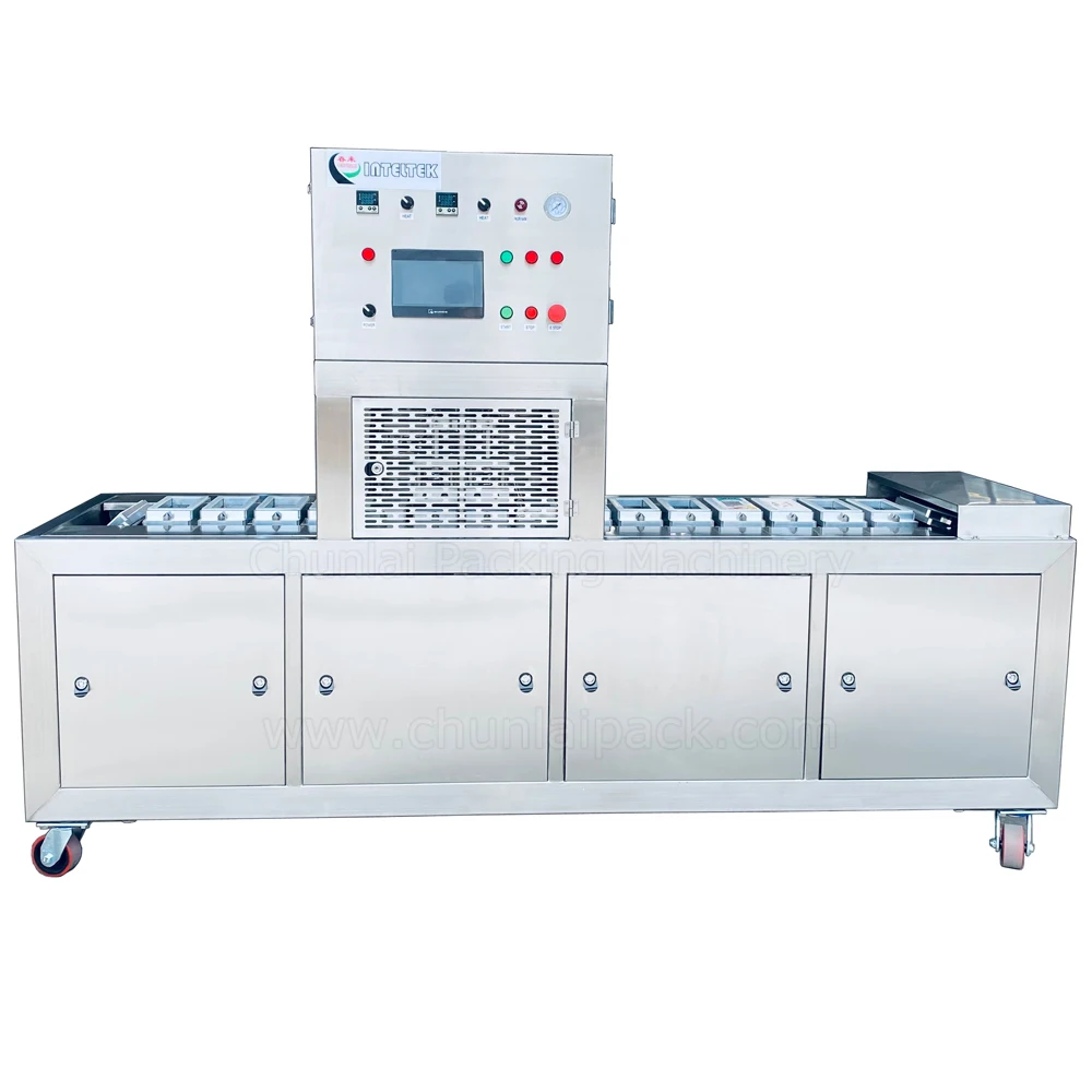 Automatic Kraft Paper Box Heat Sealing Machine Wedge Sandwich Packing Sealers