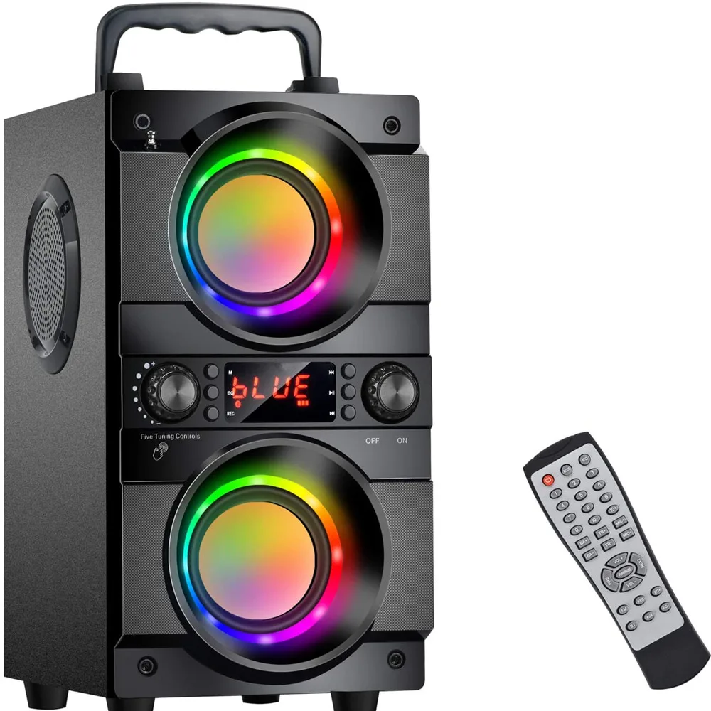 Двойной Сабвуфер TIANPU A21, мощный бас, 60 Вт, вечерний сабвуфер, динамик, сабвуфер, басовый динамик, сабвуфер