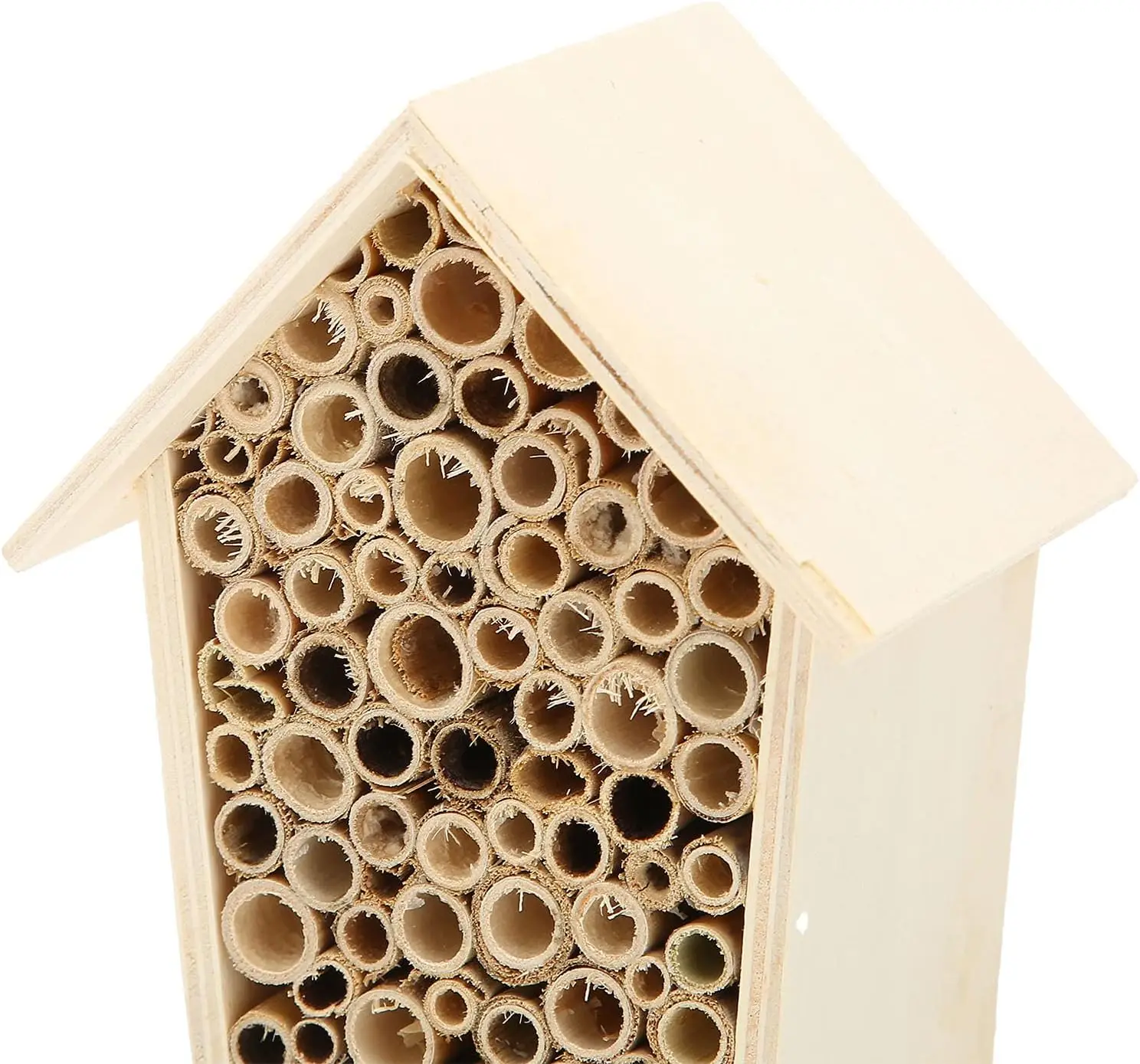 Insect House Native Hive Wooden Bee House Natural Handmade Wooden Bee