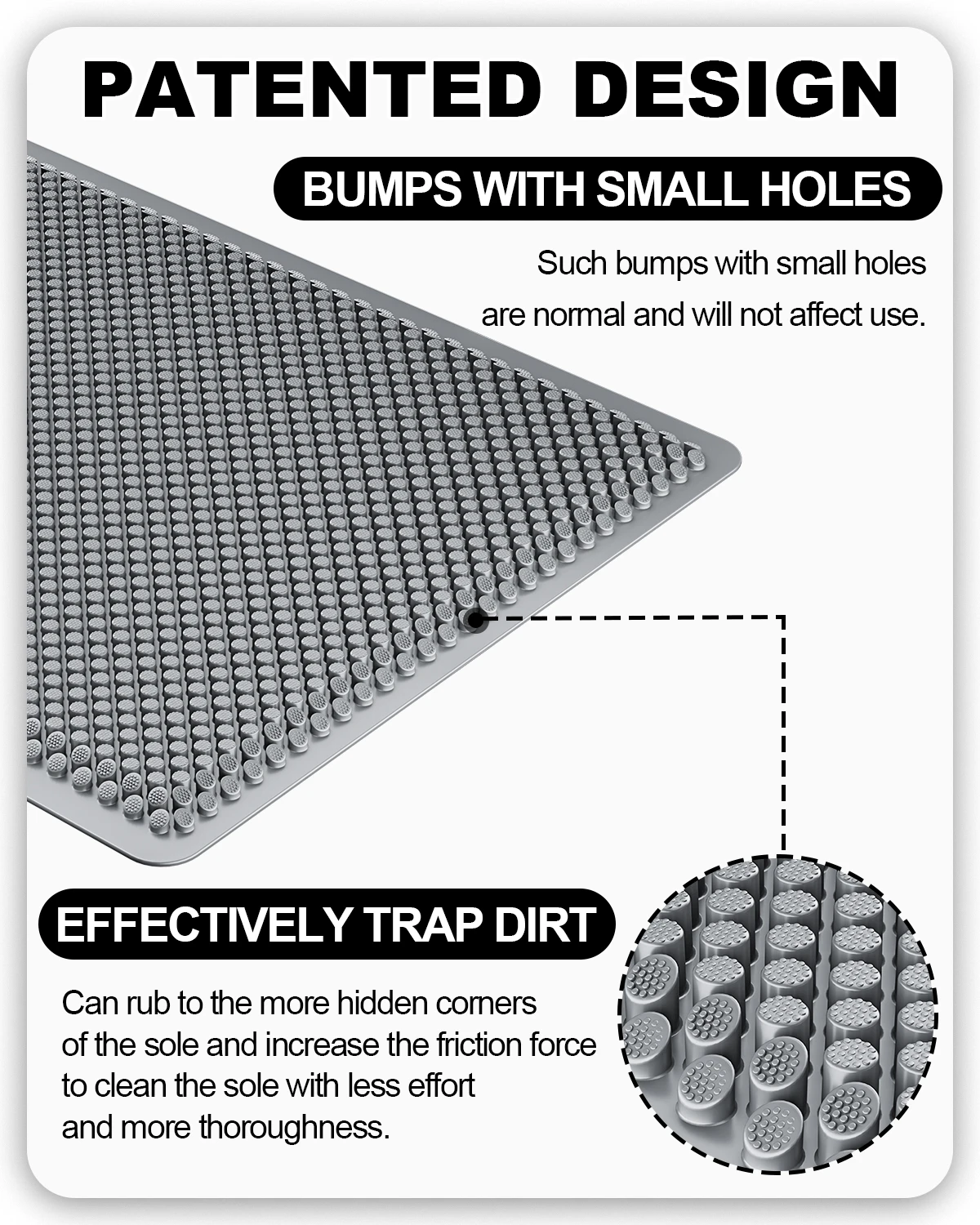 Door Mat,Silicone Front Door Doormat,Non Slip Rugs For Indoor