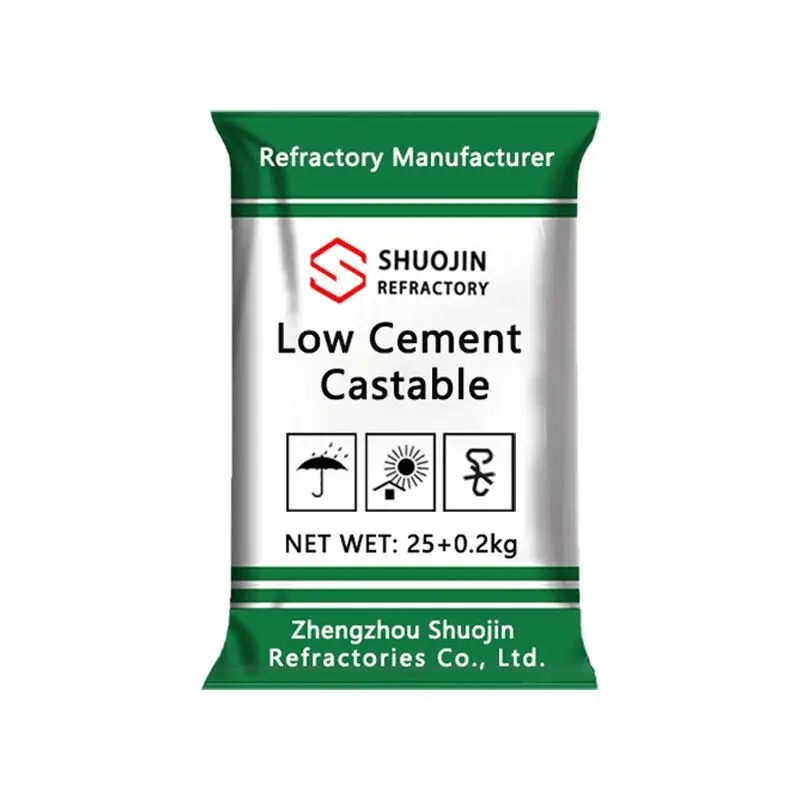 High Quality Customized High Alumina Low Cement Castable Refractory MgO Powder Material