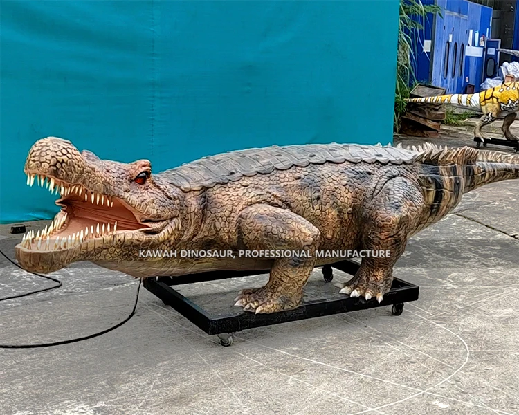 Zoo Parco Custom Animatronic Sarcosuchus Modello di Camminare
