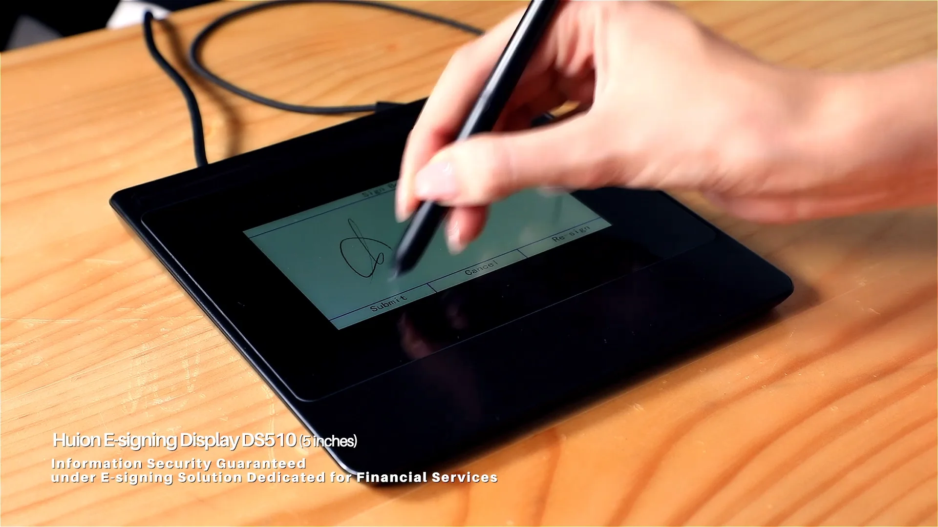 Huion Ds510 Handwriting Signature Sign Off Pad Screen Pentablet ...