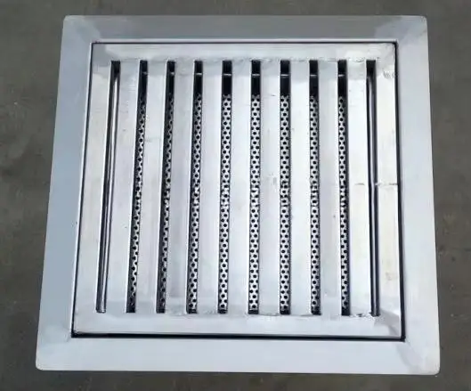 Industrial stainless steel floor drain for wastewater discharge in slaughterhouses