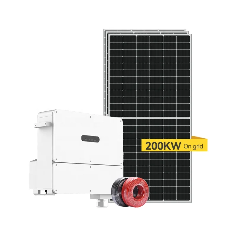Solar PV Station Whole Sets Grid Tie Inverter 100KW 200KW on Grid Solar System