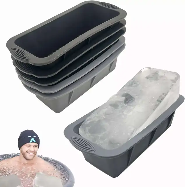 Extra Large Ice Block Mold,for Cold Plunge or Coolers,Reusable Silicone Ice Molds for Ice Bath Chiller,Big Ice Tray