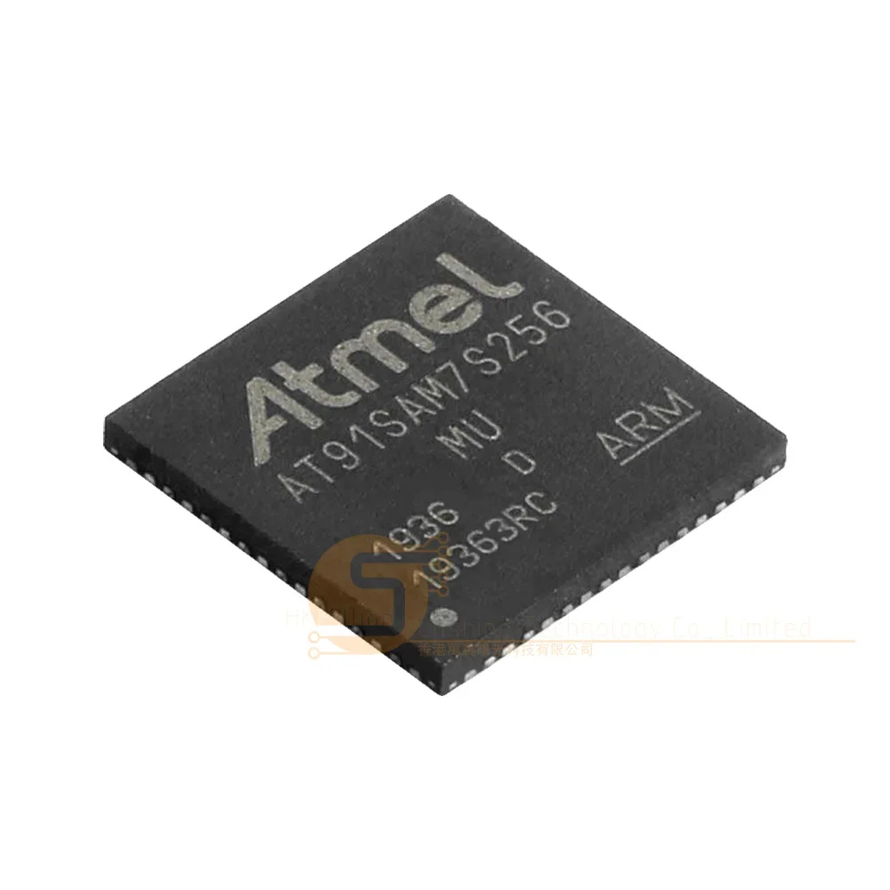 AT91SAM7S256-MU QFN64 ARM7 MCU 256KB Flash 55MHz Original IC