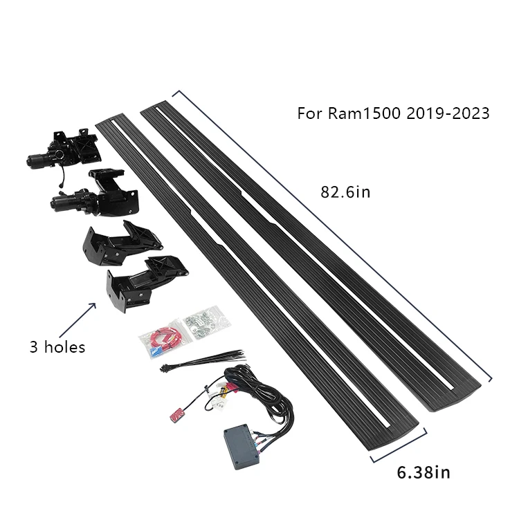 High Quality Aluminum Alloy 4X4 Pickup Truck Power Run Board Side Step for Dodge RAM 1500 CREW CAB details