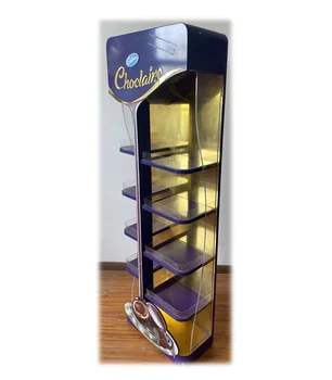 High Quality Supermarket Chocolate Display Rack Custom OEM Design Services Included