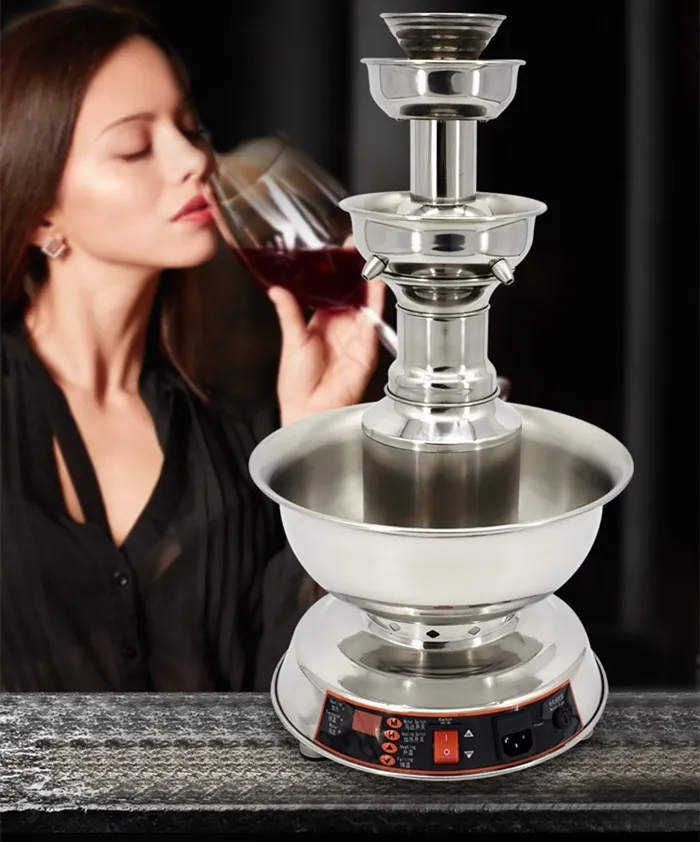 Beverage Warmer Juice Waterfall Fountain Machine/Wine Fountain Machine Wine Warmer For Hotel Restaurant