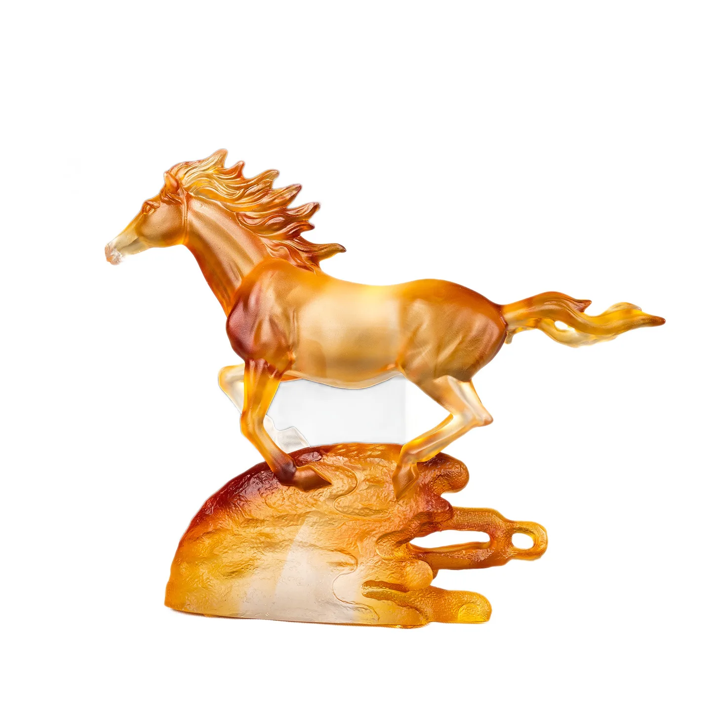 Traditional Glazed Glass Entryway Decor Living Room Home Decor Auspicious Ornament Ideal Housewarming Gift Wind Cloud Horse