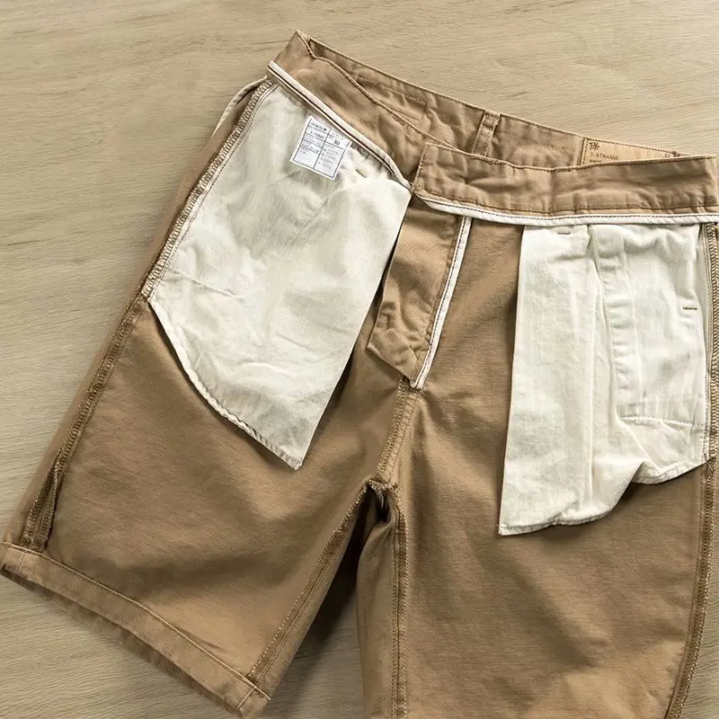 Großhandel, fertige Lagerware, Sommer, 5 Zoll, Polyester, Camo-Cargo-Shorts für Herren, Workout-Cargo-Shorts79_voghion.com