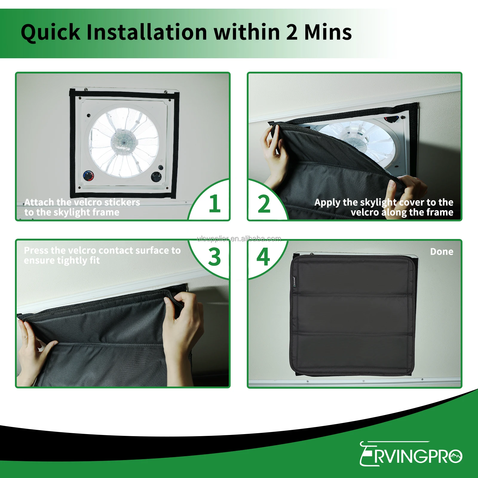 S301 Foldable Rv Skylight Rv Vent Blackout