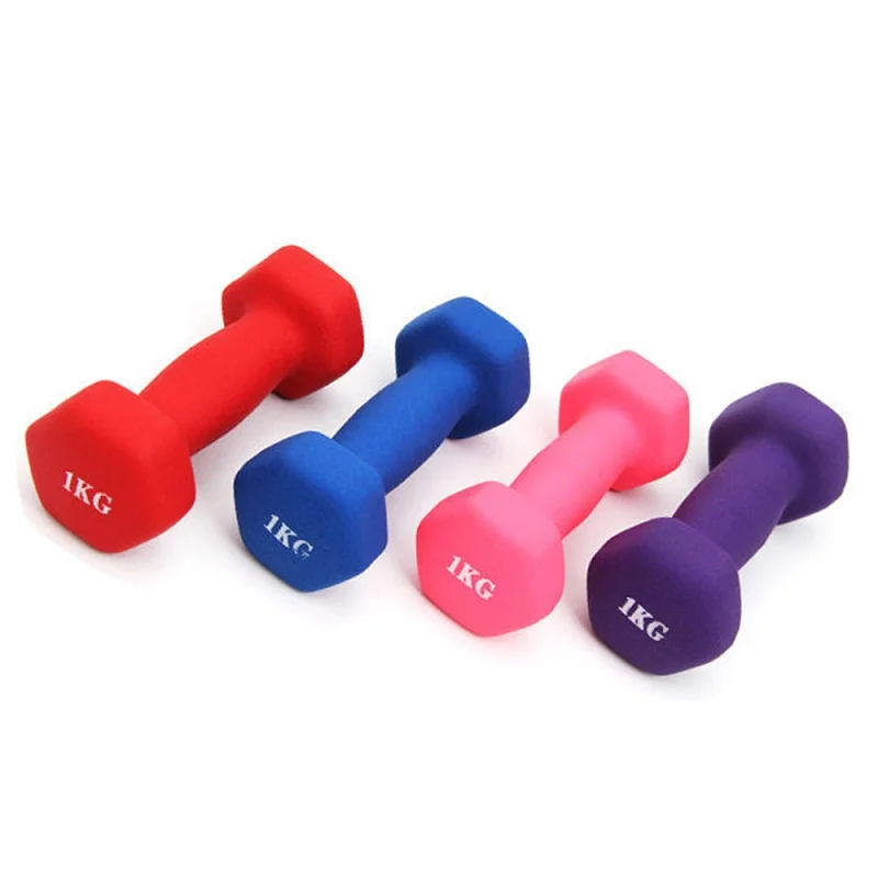 Hexagonal Adjustable Dumbbells to 10kg for Women