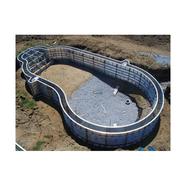 Yellow Decorative Insulation Wet Cast Formwork  Japan Civil Construction Aluminum Formwork
