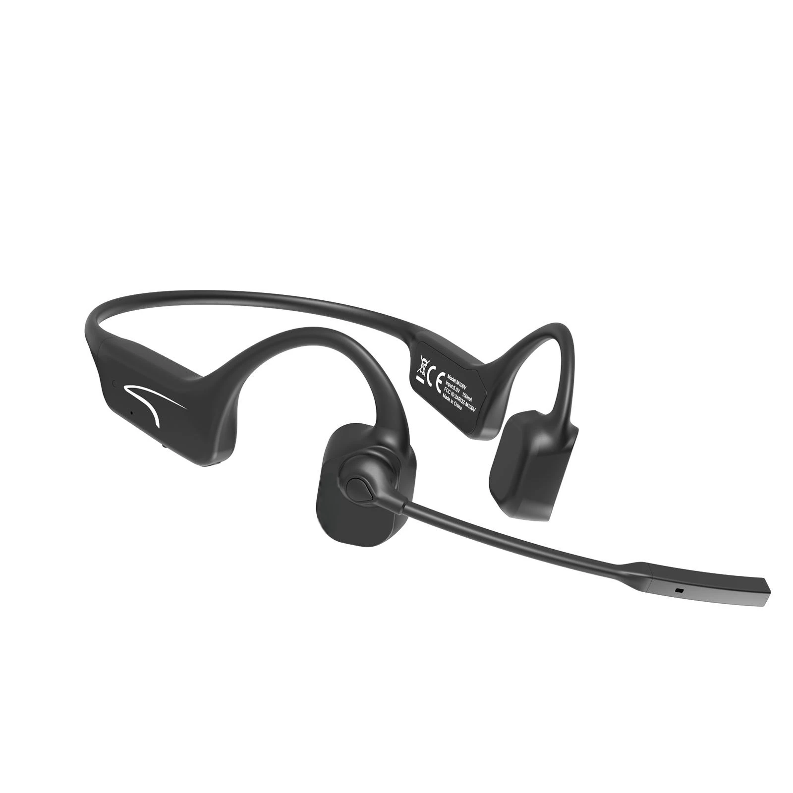 Bone Conduction Headphones with Microphone Wireless Bluetooth Headset  Open-Ear for Conference Online Teaching Learning