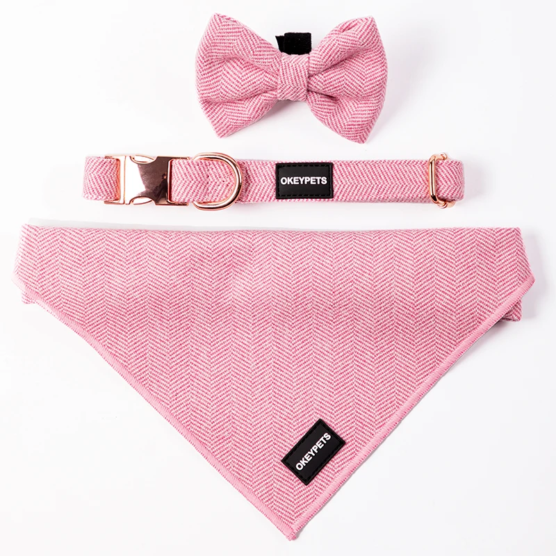 2023 Dog Harness Manufactures Tweed Design Private Label Luxury Dog