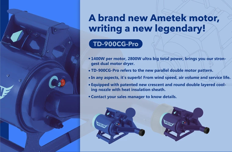 Pet Air Dryer 2800w Double Motor Dog Grooming Fast Hair Drying Adjustable Wind Speed High