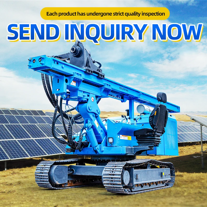 パイルドライバー　PILE DRIVER 高さ調整可能 V350 Hydraulic Static Pile Driver Equipment Vibratory Sheet