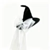 Black with white bow